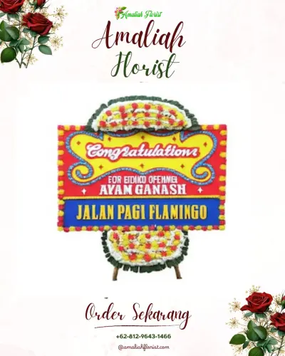 Bunga Papan Congratulation di Gunung Sari
